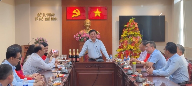 Sở Tư pháp Thành phố Hồ Chí Minh: Gặp mặt đầu Xuân Giáp Thìn 2024